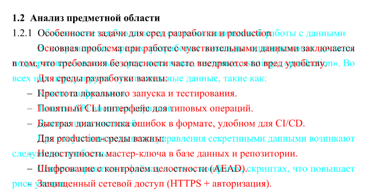 Example of visual PDF comparison